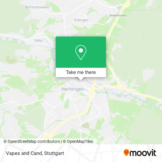 Карта Vapes and Cand