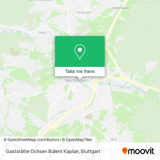 Карта Gaststätte Ochsen Bülent Kaplan