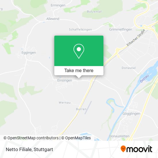 Netto Filiale map