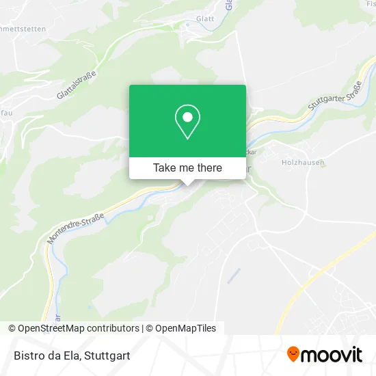 Карта Bistro da Ela