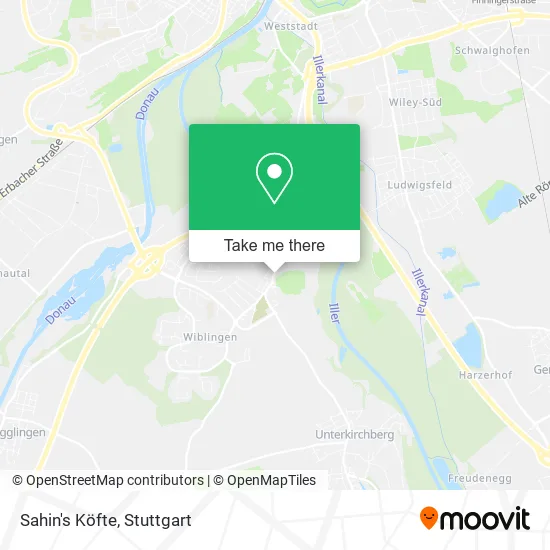 Карта Sahin's Köfte