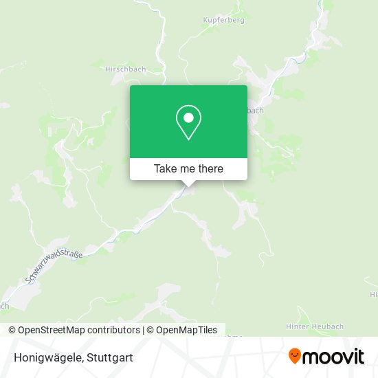 Карта Honigwägele