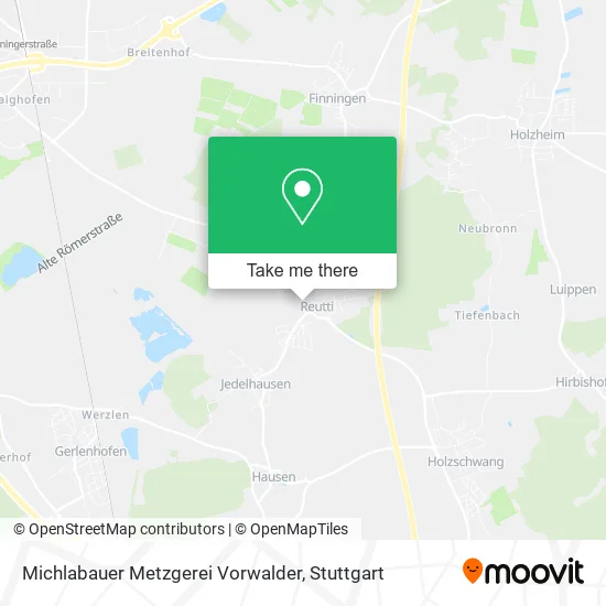 Карта Michlabauer Metzgerei Vorwalder