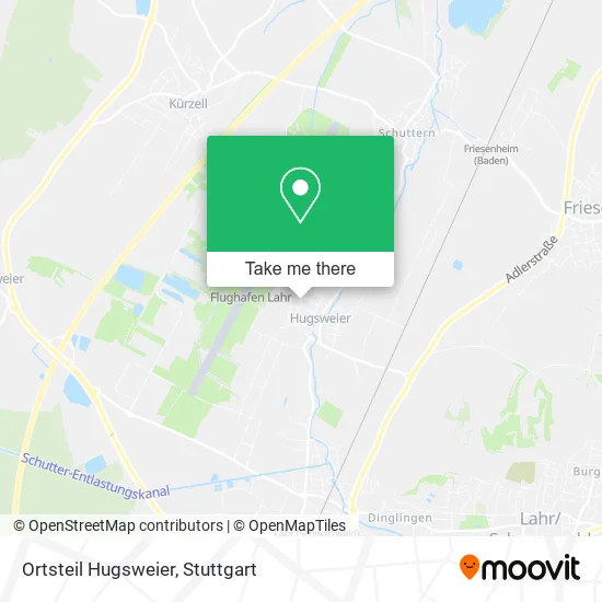 Карта Ortsteil Hugsweier