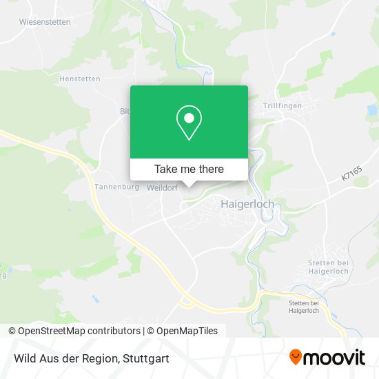 Карта Wild Aus der Region