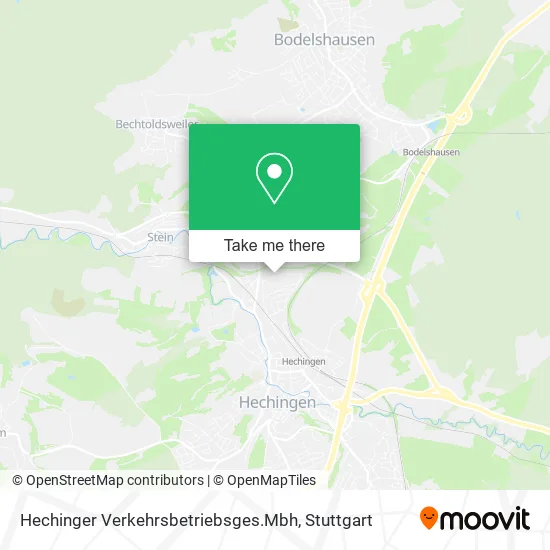 Карта Hechinger Verkehrsbetriebsges.Mbh