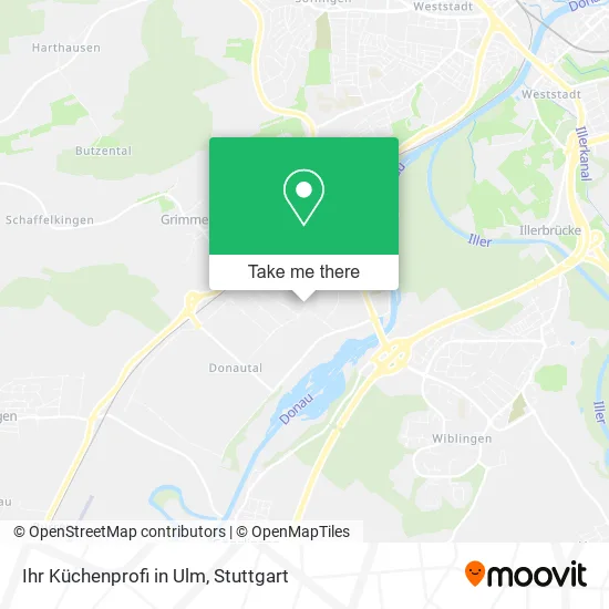 Карта Ihr Küchenprofi in Ulm