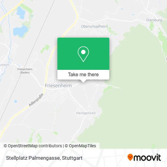 Stellplatz Palmengasse map