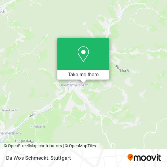 Карта Da Wo's Schmeckt
