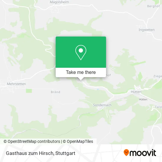 Карта Gasthaus zum Hirsch