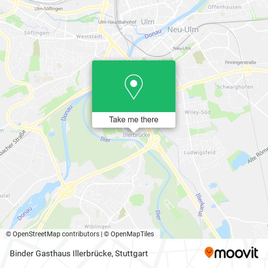Карта Binder Gasthaus Illerbrücke