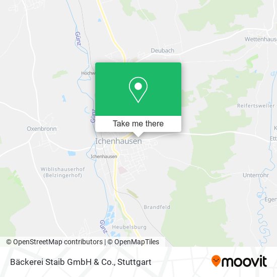 Bäckerei Staib GmbH & Co. map