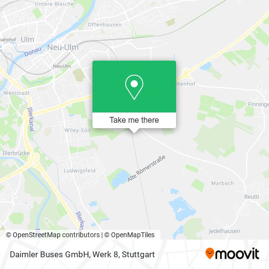 Daimler Buses GmbH, Werk 8 map