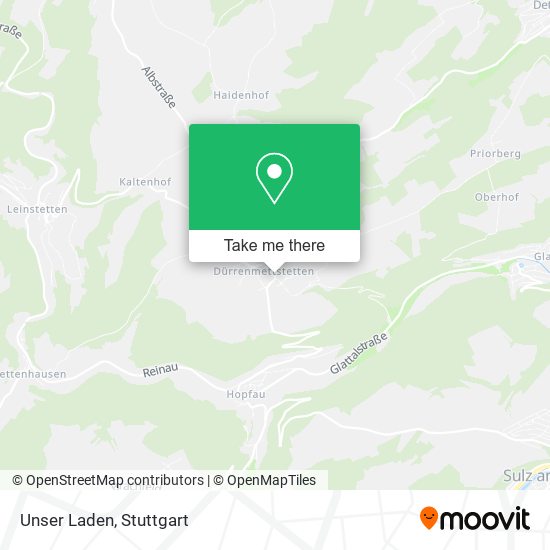 Карта Unser Laden