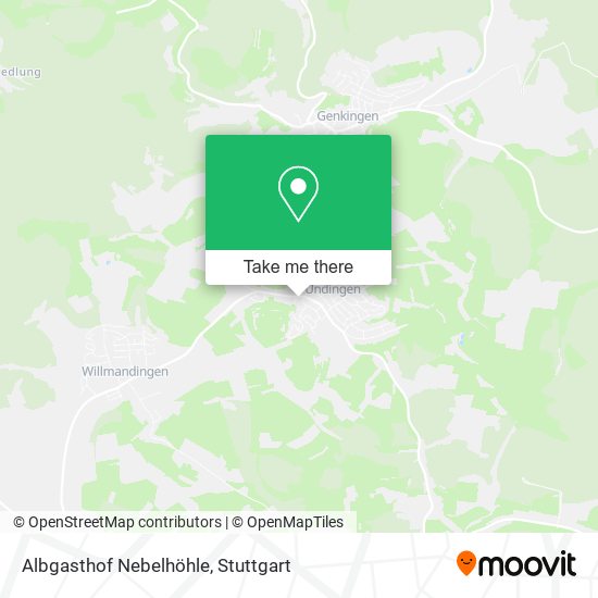 Albgasthof Nebelhöhle map