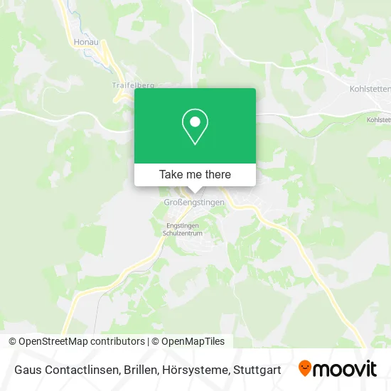 Карта Gaus Contactlinsen, Brillen, Hörsysteme