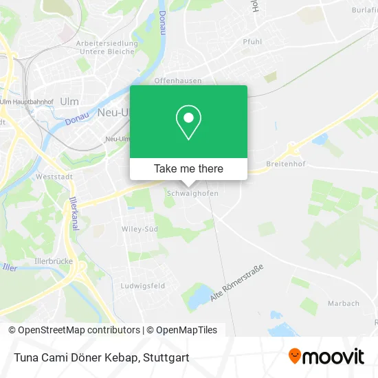 Карта Tuna Cami Döner Kebap