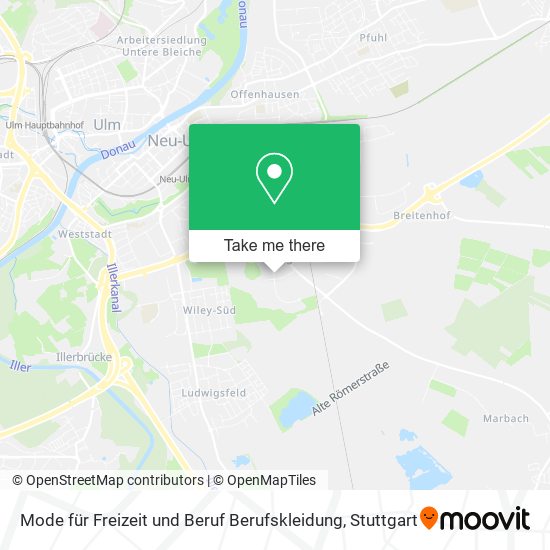 Mode für Freizeit und Beruf Berufskleidung map