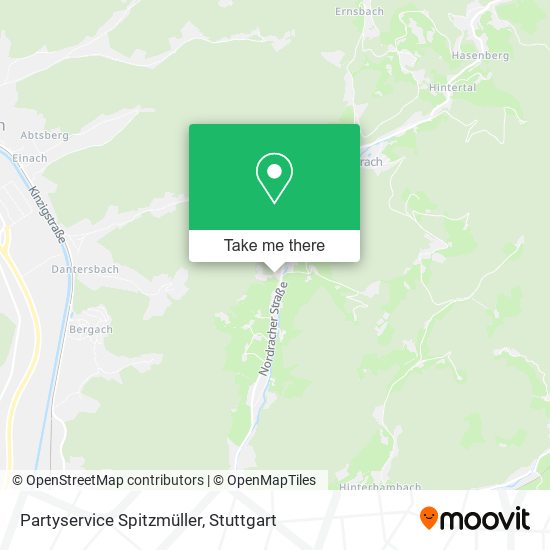 Карта Partyservice Spitzmüller