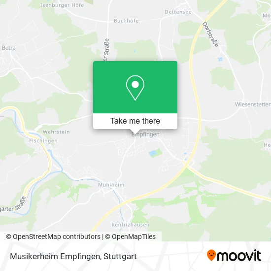 Карта Musikerheim Empfingen