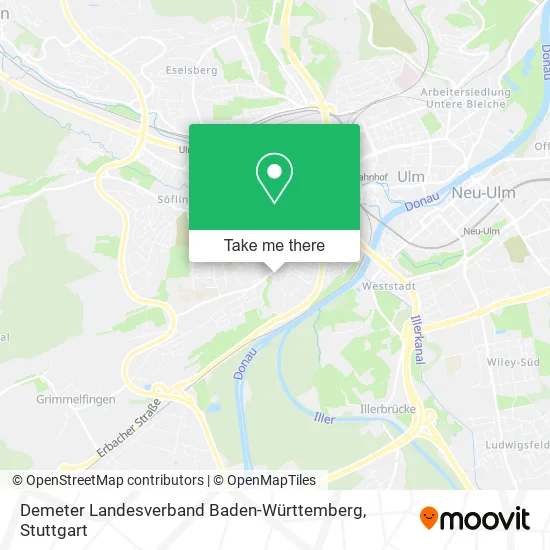 Карта Demeter Landesverband Baden-Württemberg