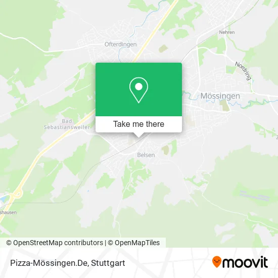 Карта Pizza-Mössingen.De