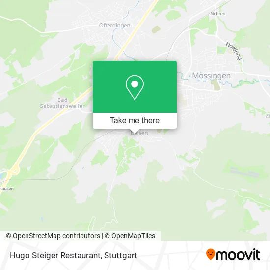 Карта Hugo Steiger Restaurant