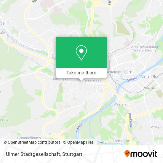Ulmer Stadtgesellschaft map