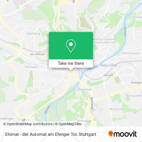 Карта Ehimat - der Automat am Ehinger Tor