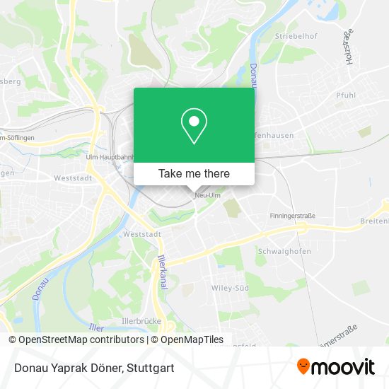 Donau Yaprak Döner map