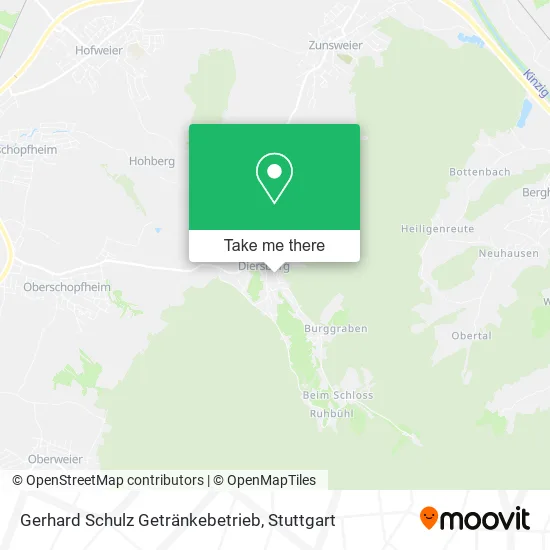 Карта Gerhard Schulz Getränkebetrieb