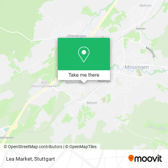 Карта Lea Market