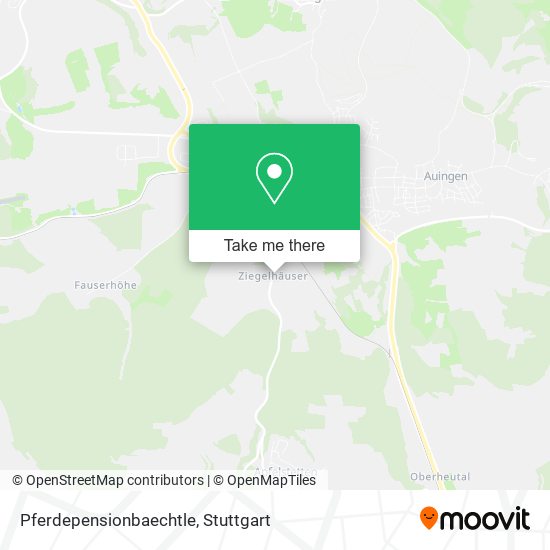 Pferdepensionbaechtle map