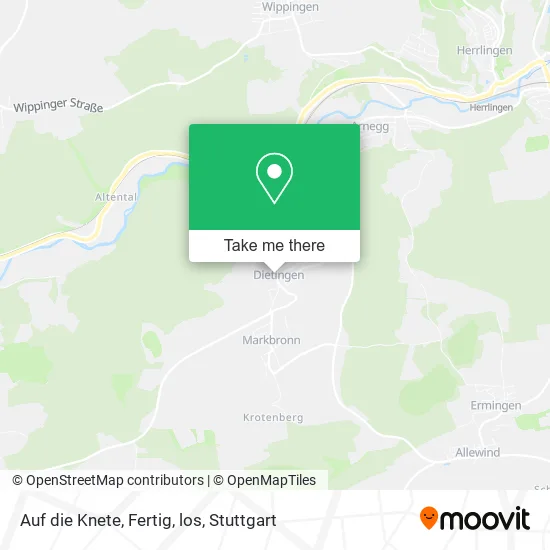 Карта Auf die Knete, Fertig, los