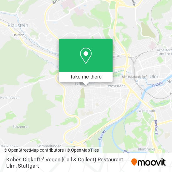 Карта Kobés Cigkofte' Vegan [Call & Collect) Restaurant Ulm