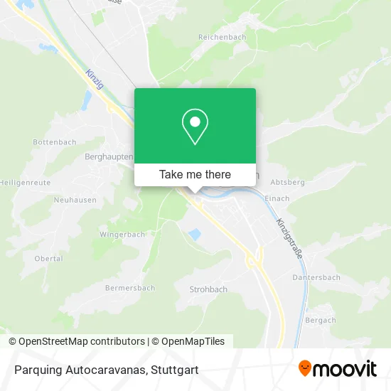 Карта Parquing Autocaravanas