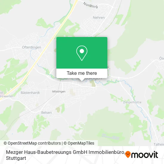 Mezger Haus-Baubetreuungs GmbH Immobilienbüro map