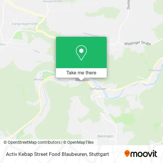 Карта Activ Kebap Street Food Blaubeuren