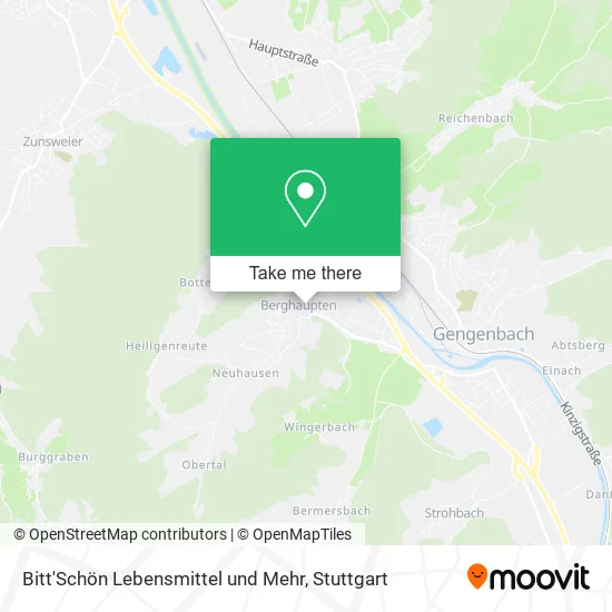 Карта Bitt'Schön Lebensmittel und Mehr