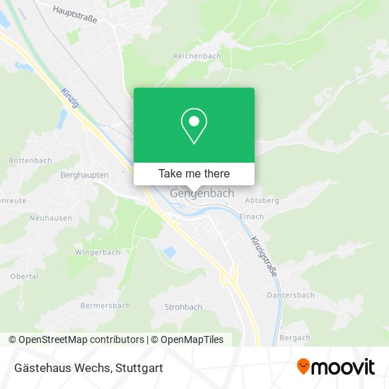 Gästehaus Wechs map