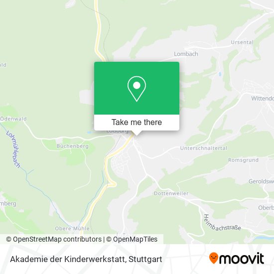 Akademie der Kinderwerkstatt map