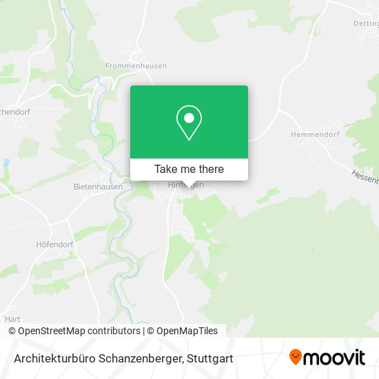 Architekturbüro Schanzenberger map