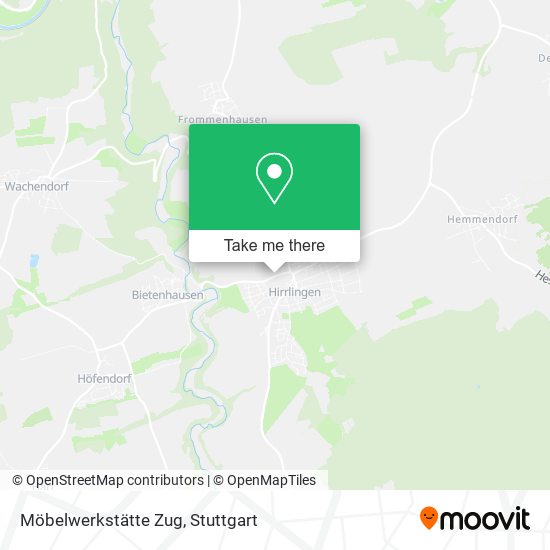 Карта Möbelwerkstätte Zug