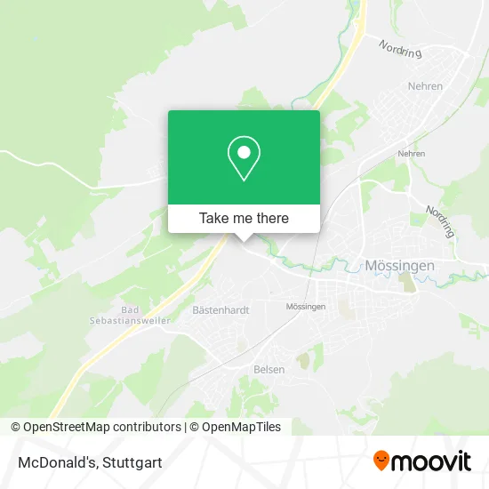 Карта McDonald's