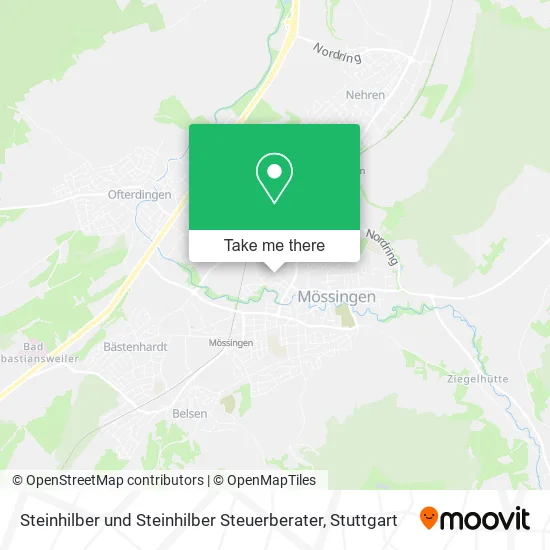 Карта Steinhilber und Steinhilber Steuerberater