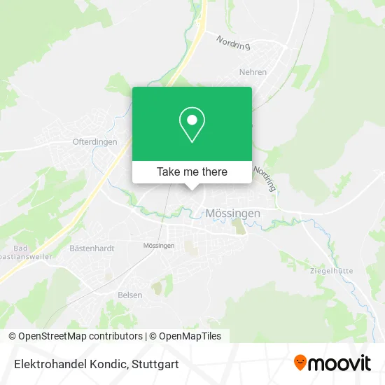 Карта Elektrohandel Kondic