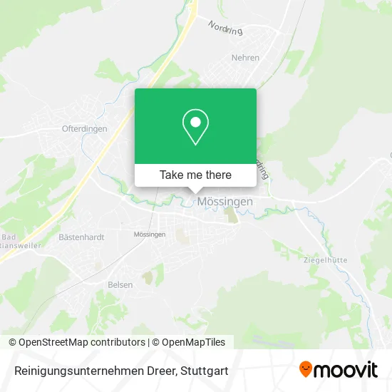 Карта Reinigungsunternehmen Dreer
