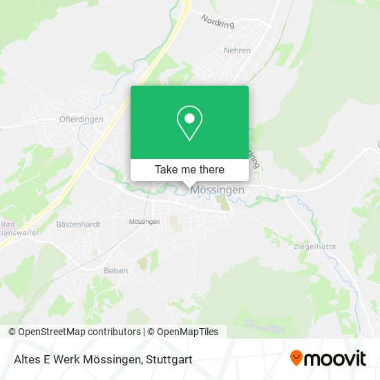Карта Altes E Werk Mössingen