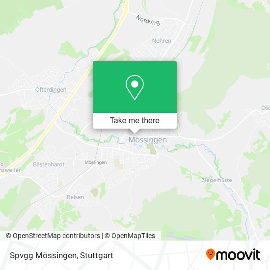 Spvgg Mössingen map