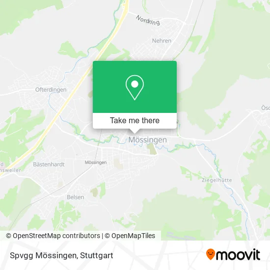 Карта Spvgg Mössingen